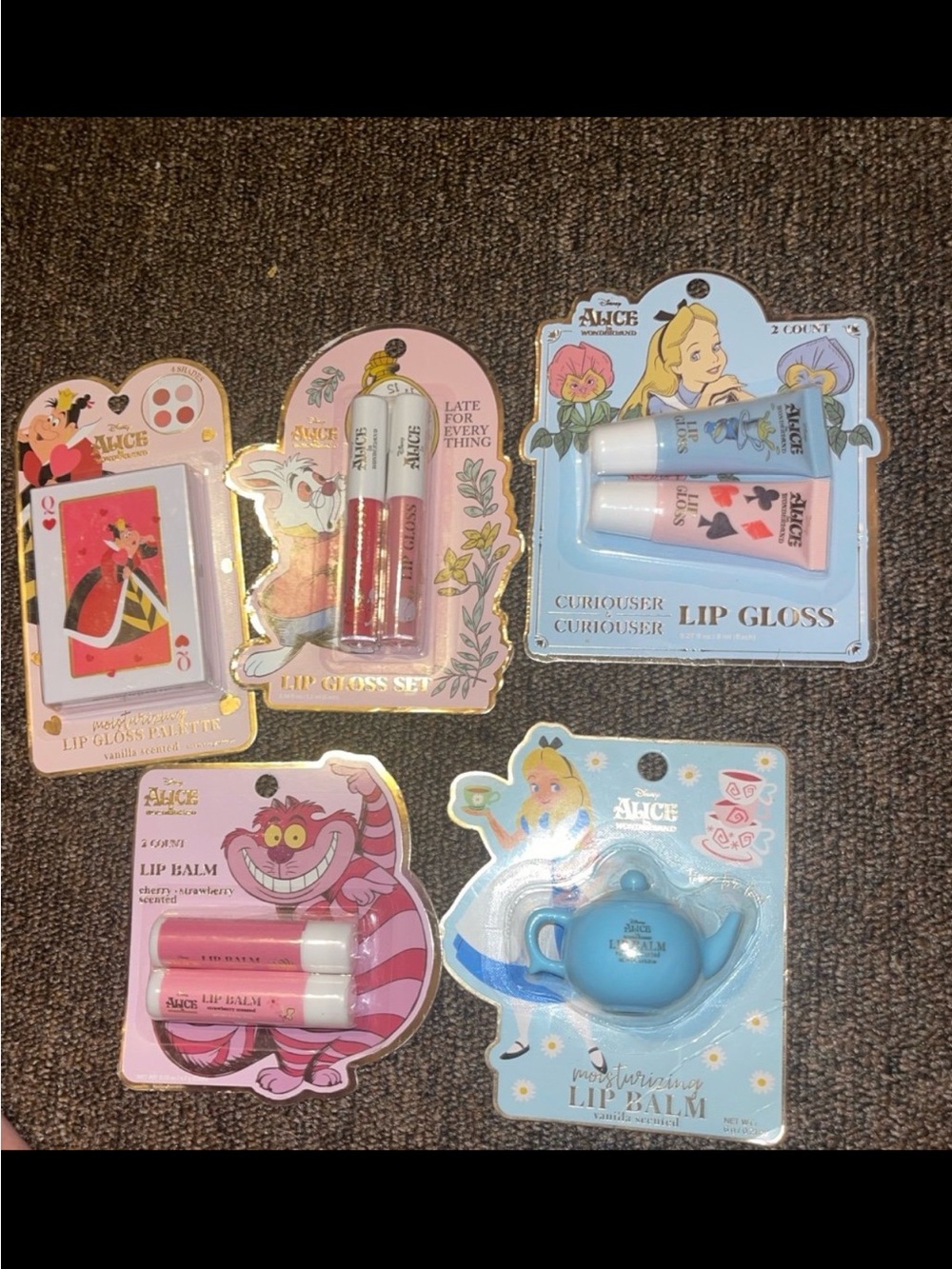 Alice In Wonderland  Lip bundle